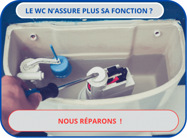 Interventions sur mécanismes, abattants et accessoires de WC à la Réunion